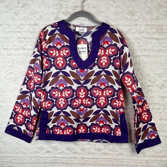 NWT The Bombay Store GURLZ Tunic Shirt Size 12 - Picture 1 of 16